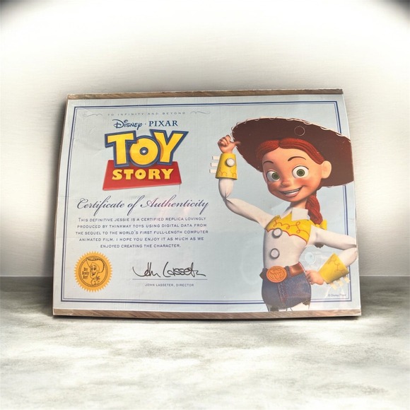 Disney Pixar Other - Disney Pixar Toy Story Jessie Certificate of Authenticity John Lasseter